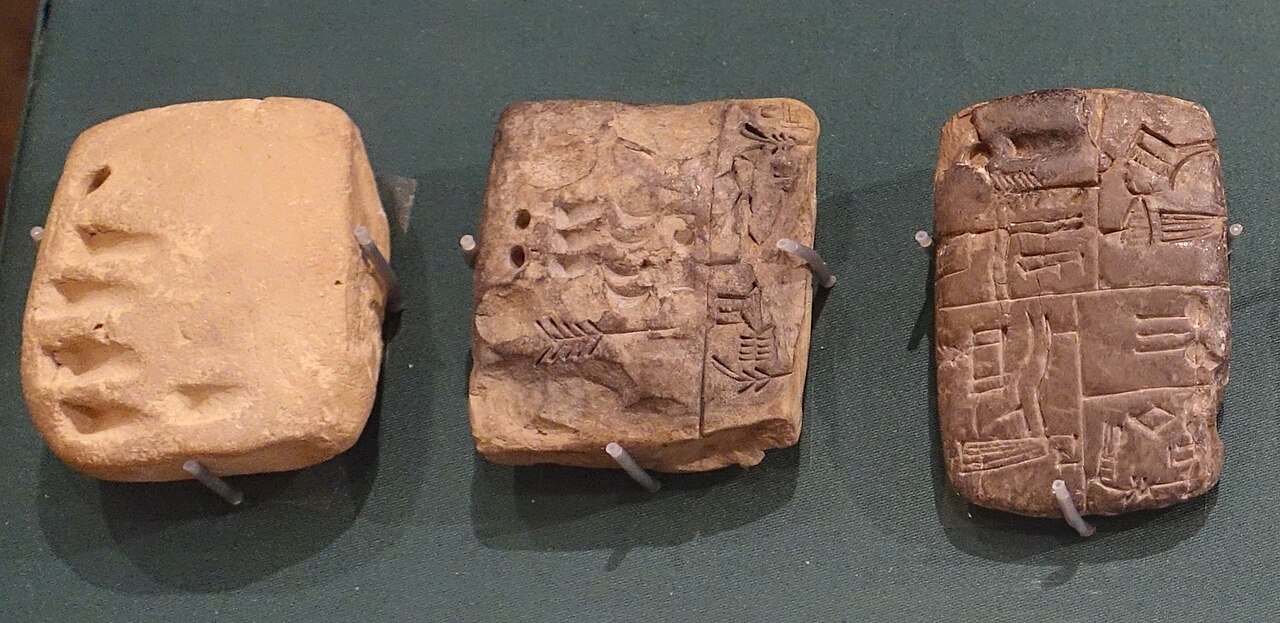 Numerical and proto-cuneiform clay tablets, Uruk period